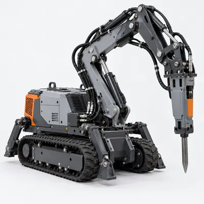 Robot da demolizione a noleggio a Roma